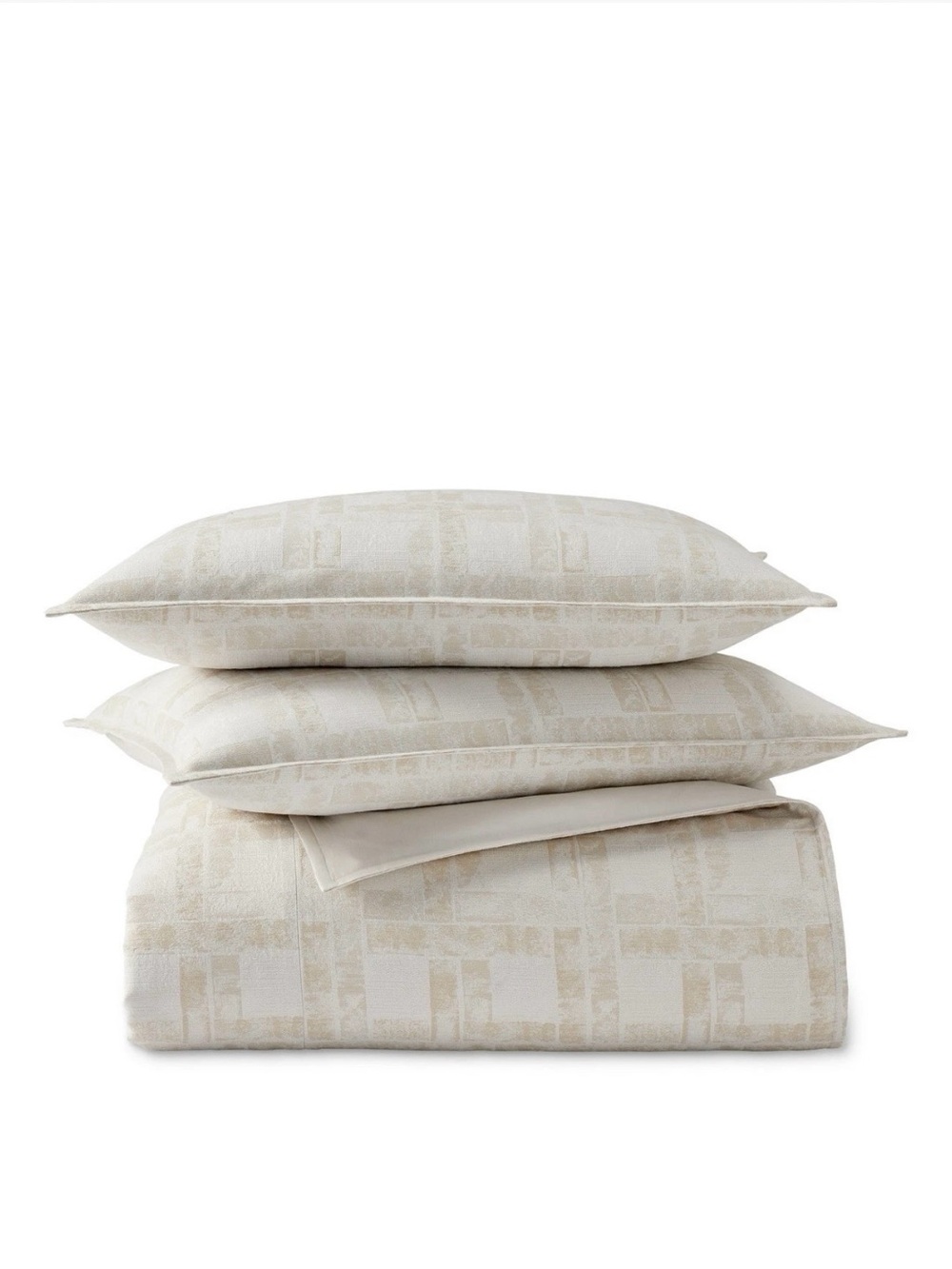 Hotel Collection Cream Textured Comforter Set - Picture 4 of 13